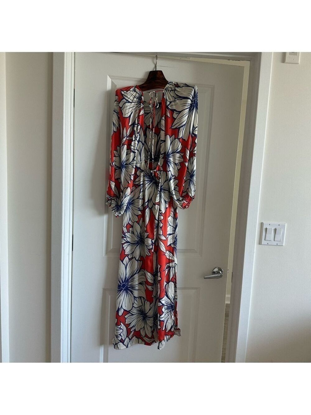 Farm Rio Flowered Midi Dress - Picture 4 of 4